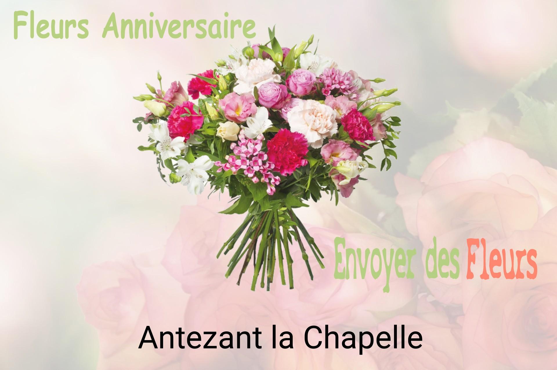 Bouquet de fleurs d’anniversaire livré à Antezant-la-Chapelle